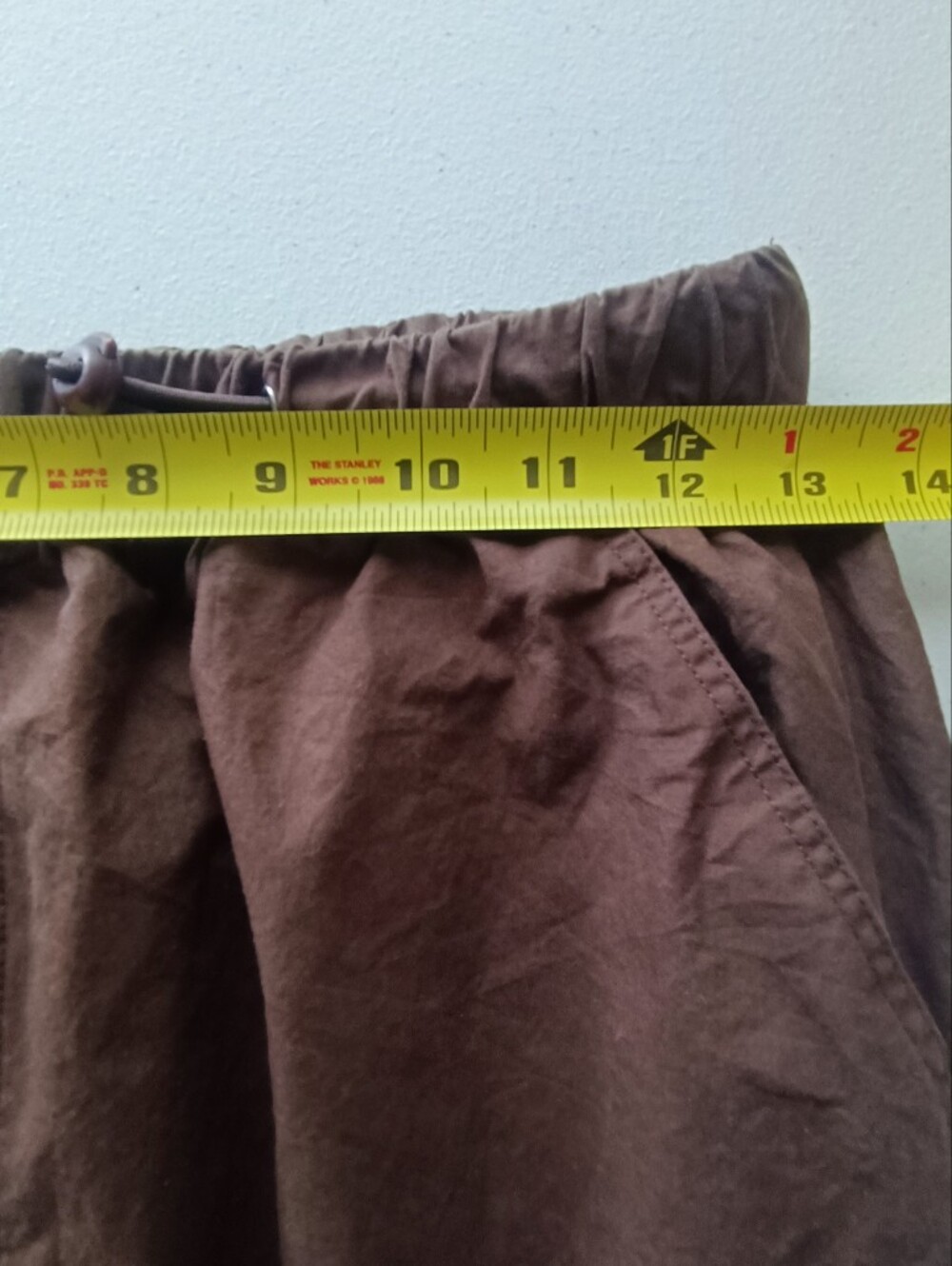 Frankie Los Angeles Upcycled Parachute Maxi Skirt in Earthy Brown Cotton Size S - Picture 13 of 16